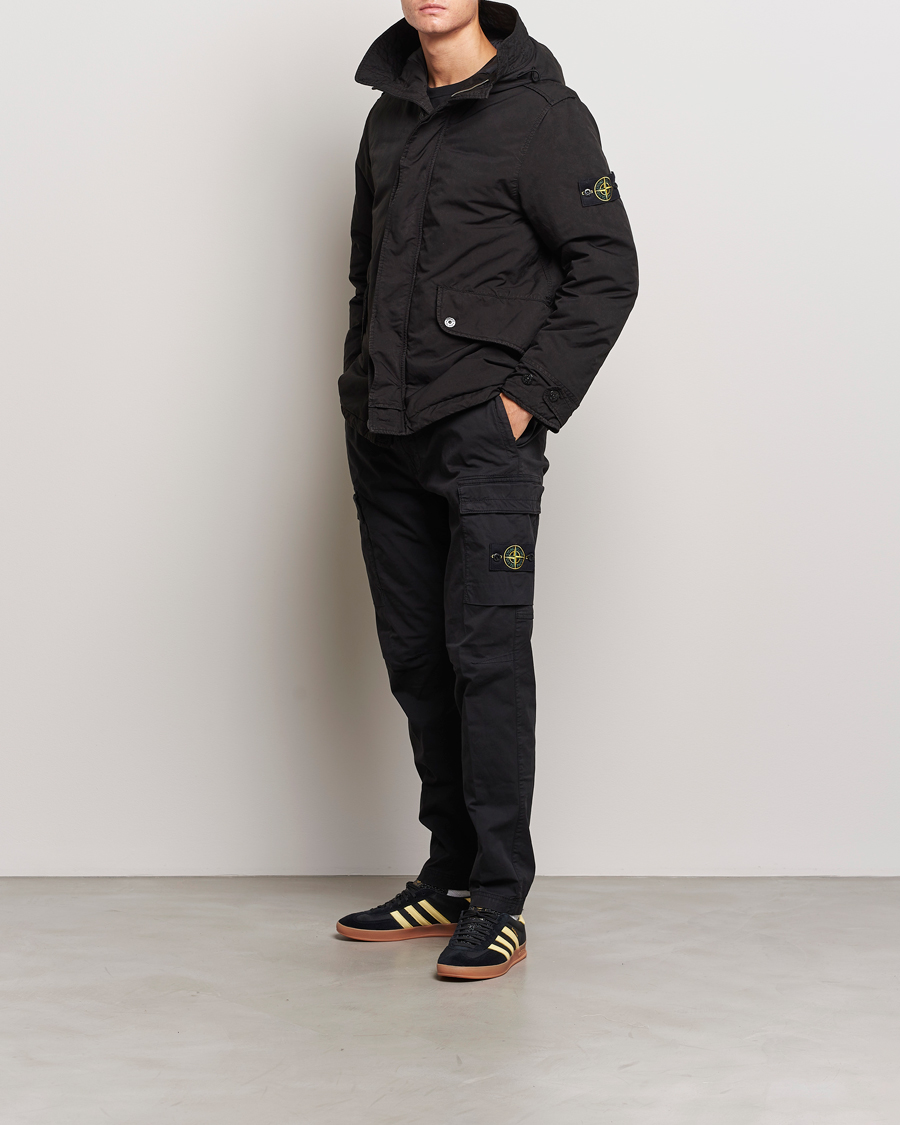 Homme | Manteaux Et Vestes | Stone Island | David-TC Hooded jacket Black