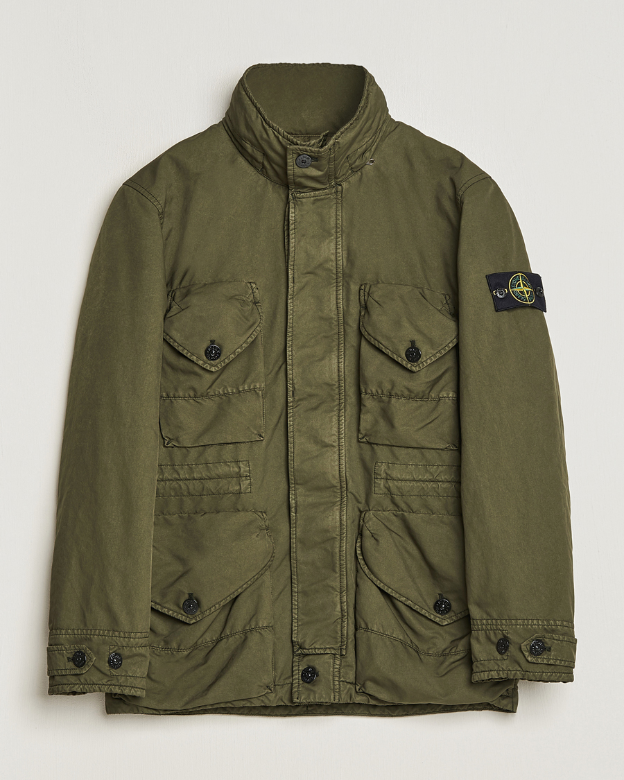 Stone Island David-TC Padded Field Jacket Olive - Acheter Stone