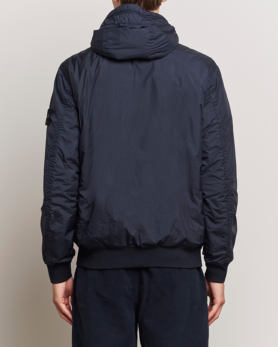 Homme | Manteaux Et Vestes | Stone Island | Garment Dyed Recycled Nylon Jacket Navy Blue
