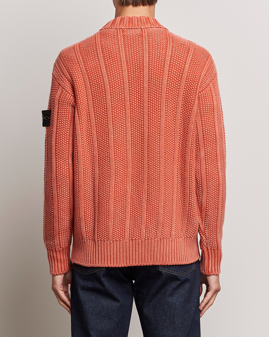 Homme | Pulls Et Tricots | Stone Island | Knitted Wool Crewneck Orange Red
