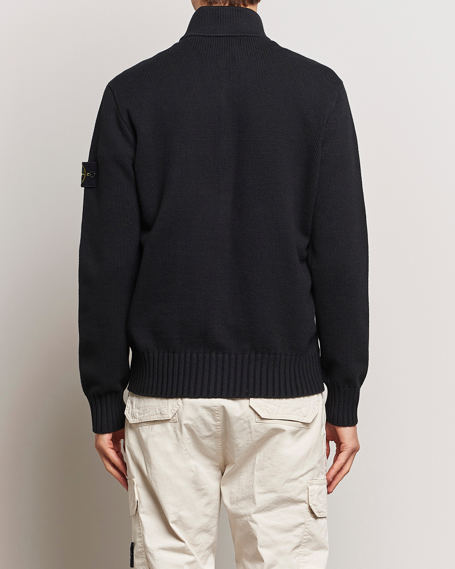Homme | Pulls Et Tricots | Stone Island | Winter Cotton Cardigan Black