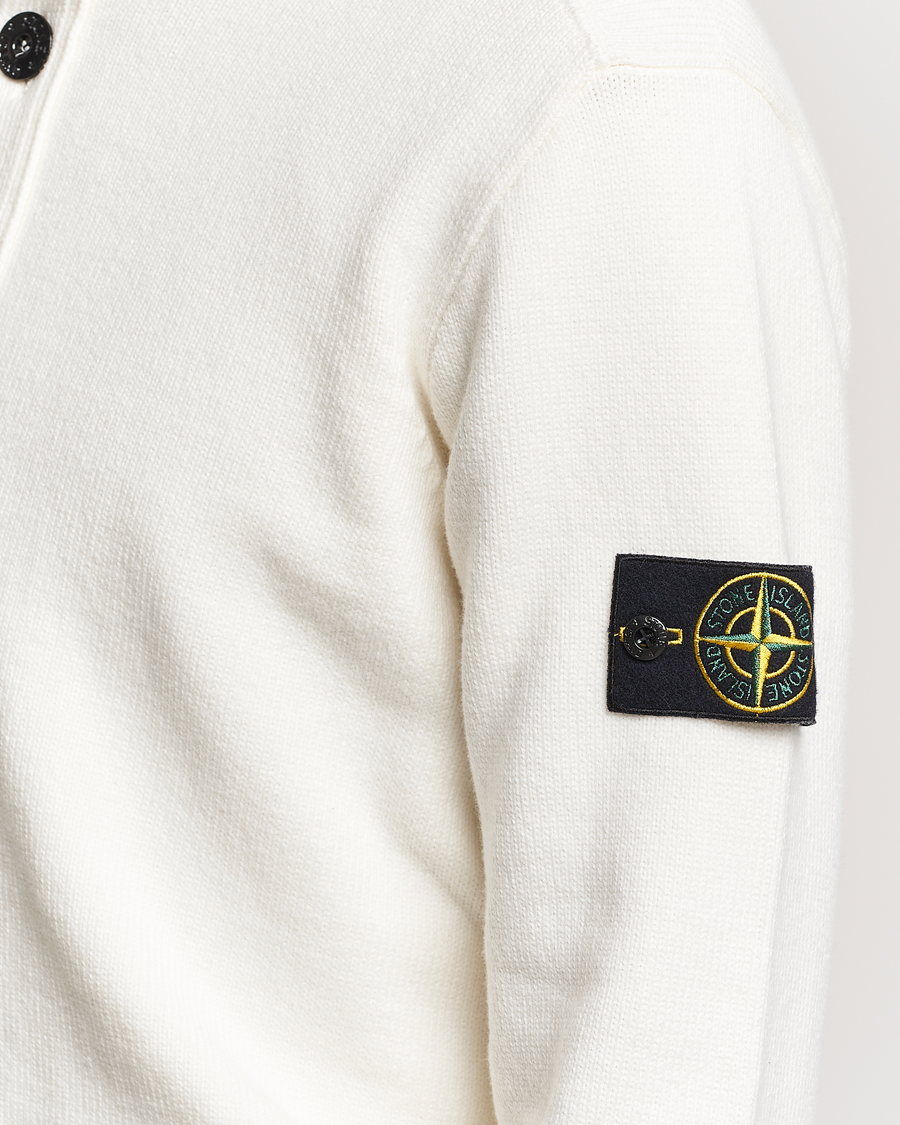 Homme | Pulls Et Tricots | Stone Island | Winter Cotton Cardigan Natural