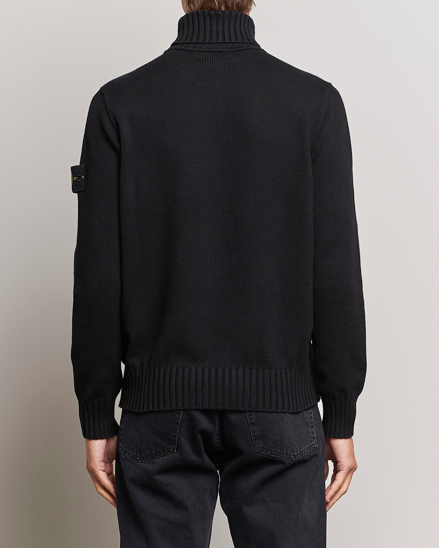 Homme | Pulls Et Tricots | Stone Island | Winter Cotton Polo Black