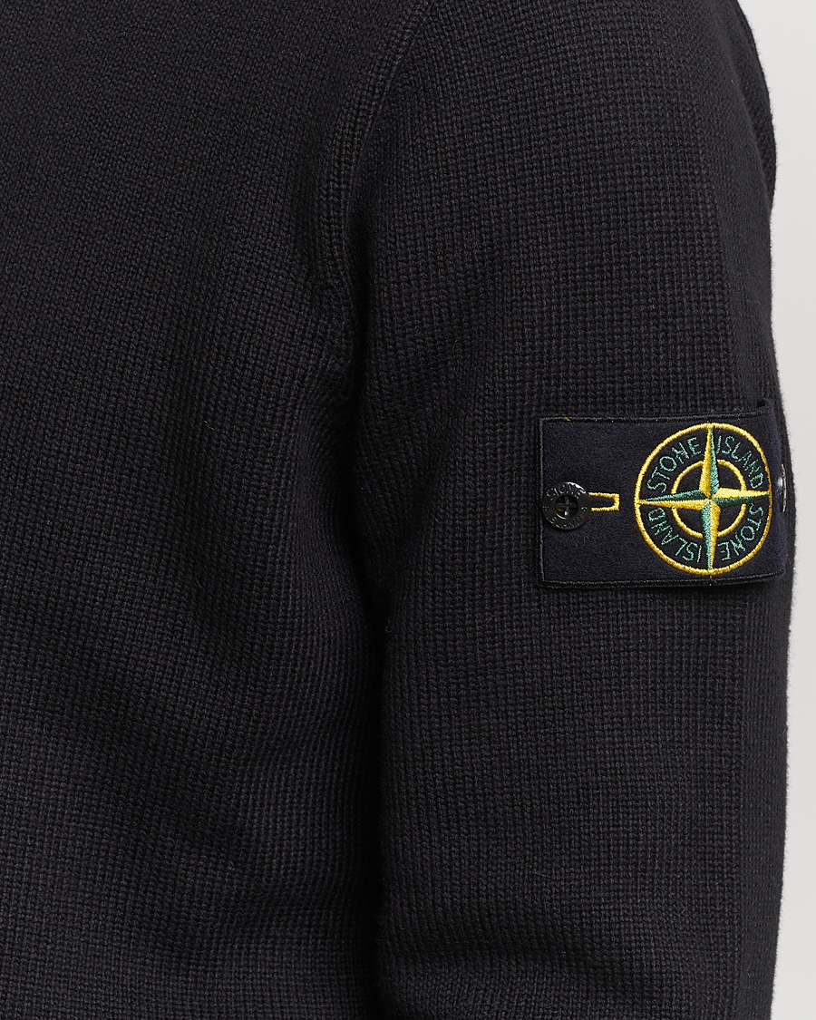 Homme | Pulls Et Tricots | Stone Island | Winter Cotton Polo Black