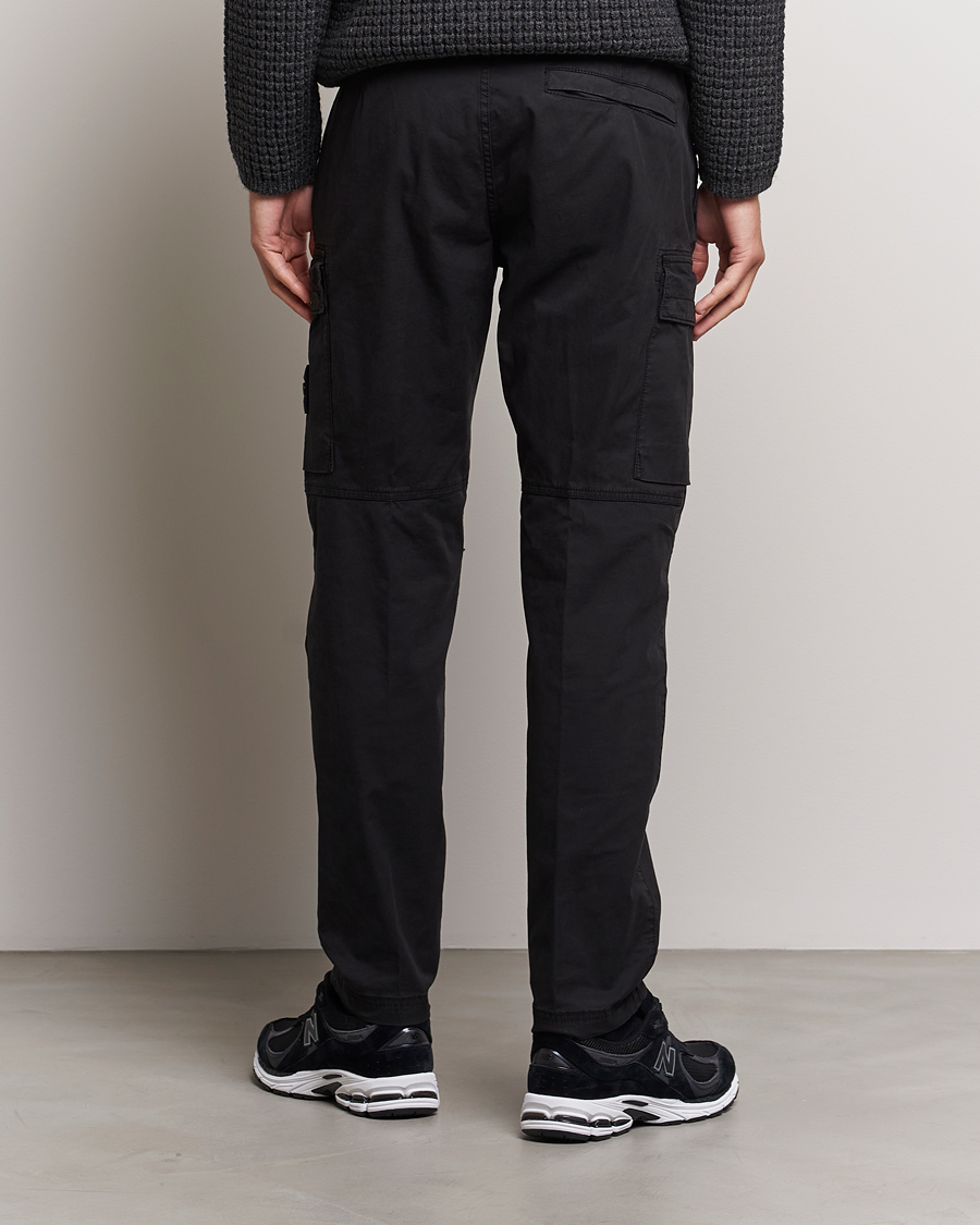 Homme | Pantalons | Stone Island | Stretch Cotton Gabardine Trousers Black