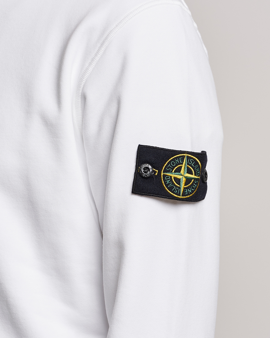 Homme | Pulls Et Tricots | Stone Island | Garment Dyed Fleece Sweatshirt White