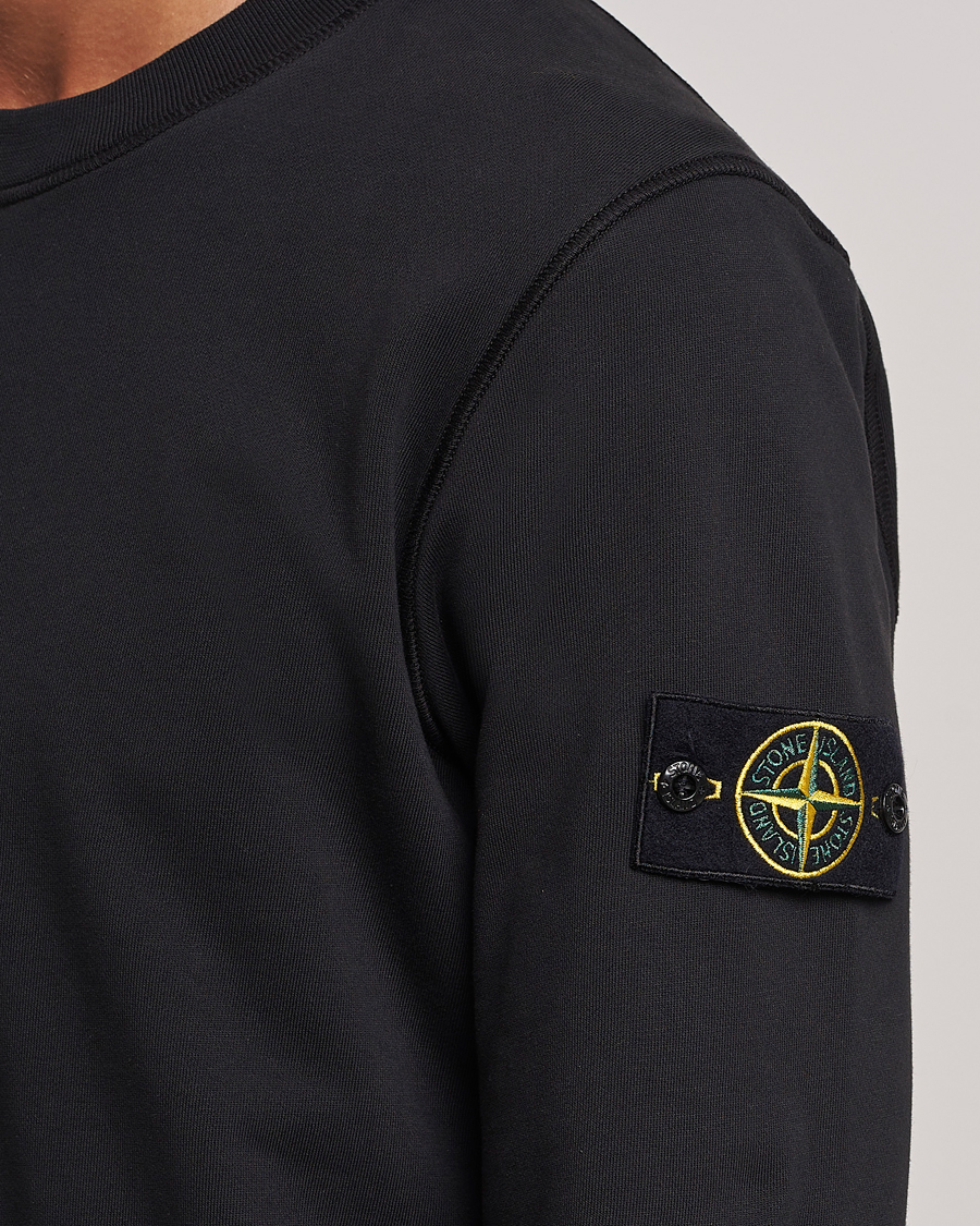 Homme | Pulls Et Tricots | Stone Island | Garment Dyed Fleece Sweatshirt Black