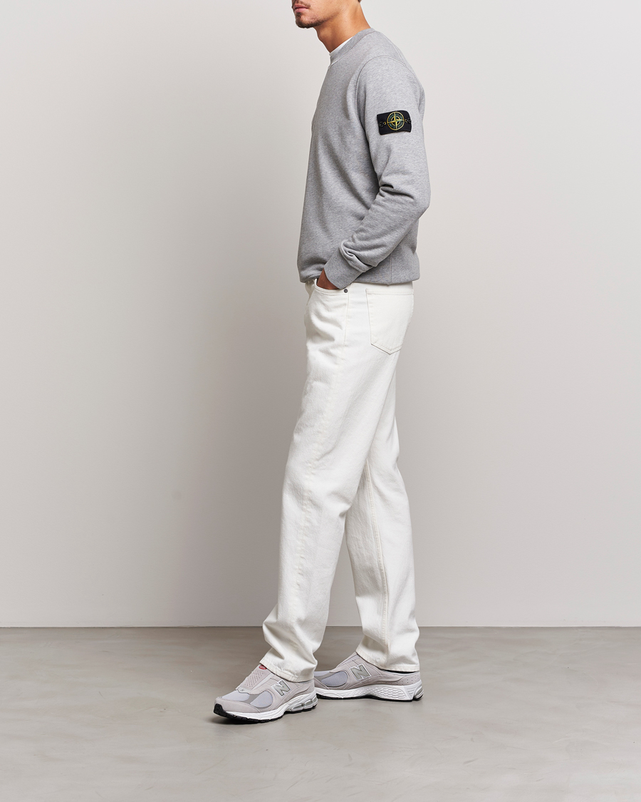 Homme | Pulls Et Tricots | Stone Island | Garment Dyed Fleece Sweatshirt Melange Grey
