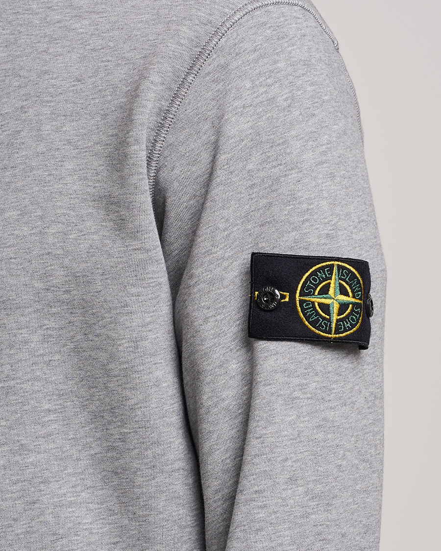 Homme | Pulls Et Tricots | Stone Island | Garment Dyed Fleece Sweatshirt Melange Grey
