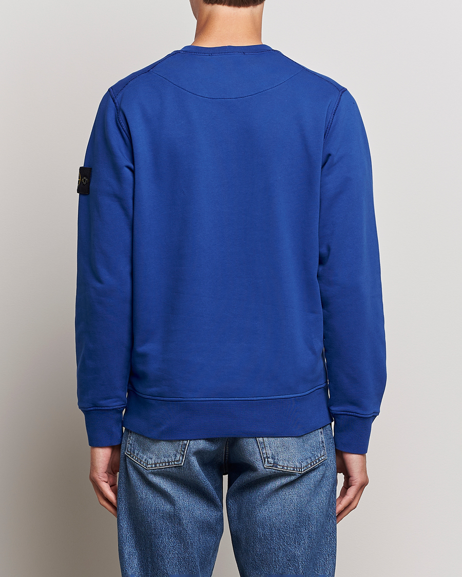 Homme | Pulls Et Tricots | Stone Island | Garment Dyed Fleece Sweatshirt Bright Blue