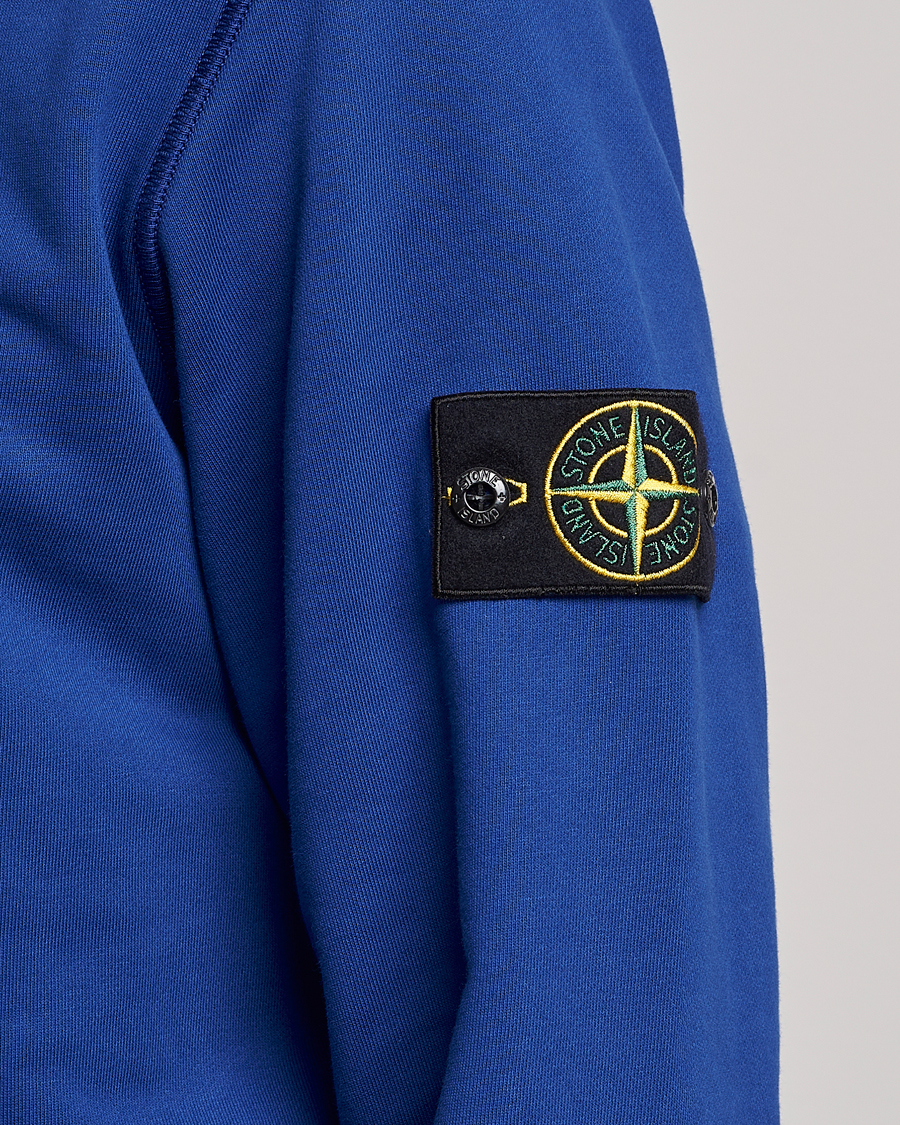 Homme | Pulls Et Tricots | Stone Island | Garment Dyed Fleece Sweatshirt Bright Blue