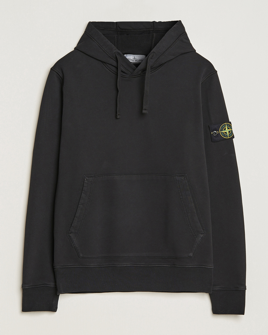 Homme | Pulls Et Tricots | Stone Island | Garment Dyed Fleece Hood Black