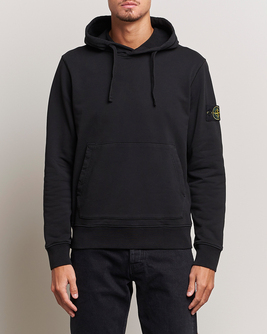 Homme | Pulls Et Tricots | Stone Island | Garment Dyed Fleece Hood Black