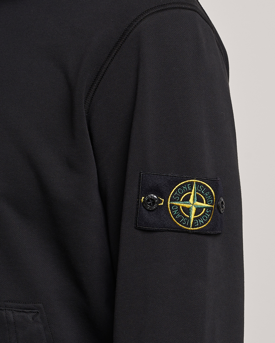 Homme | Pulls Et Tricots | Stone Island | Garment Dyed Fleece Hood Black