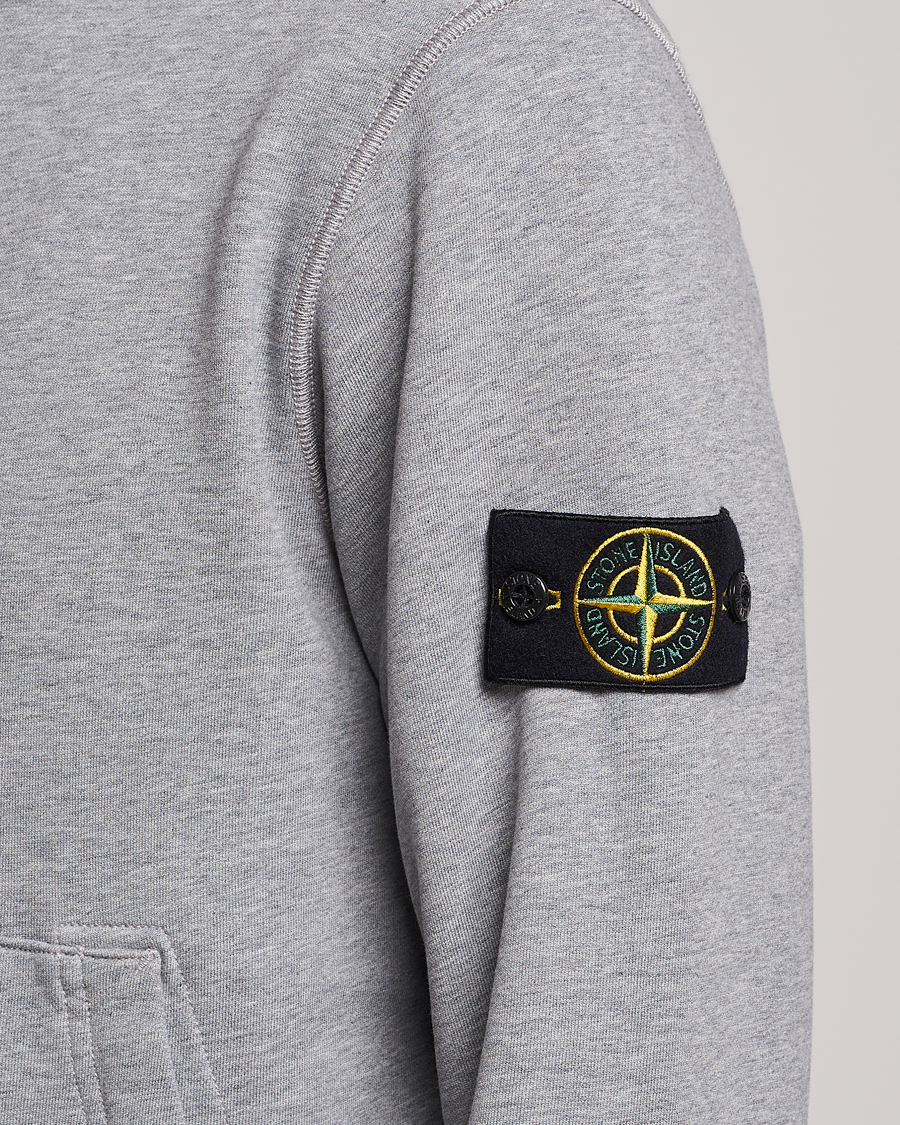 Homme | Pulls Et Tricots | Stone Island | Garment Dyed Fleece Hood Melange Grey