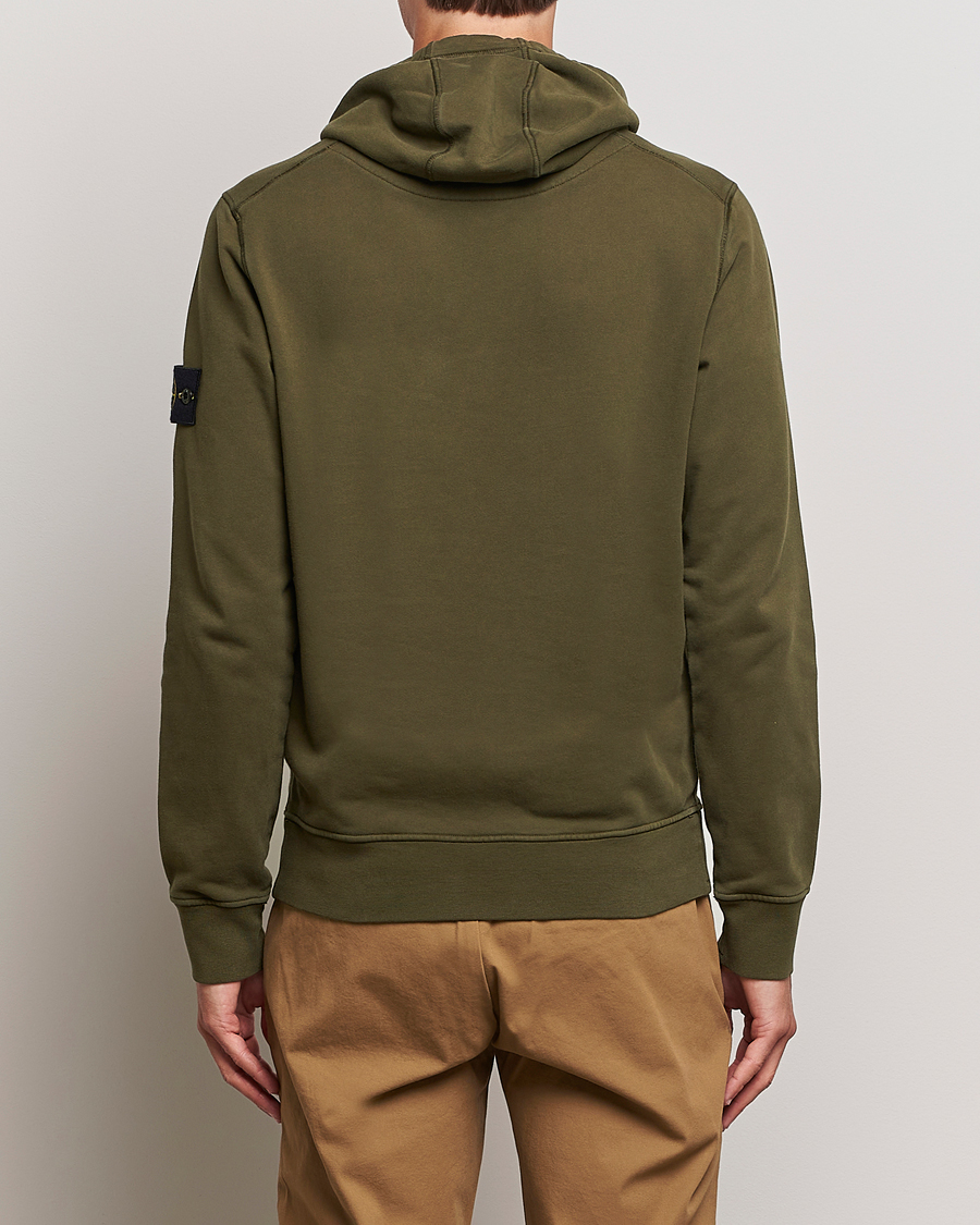 Homme | Pulls Et Tricots | Stone Island | Garment Dyed Fleece Hood Olive
