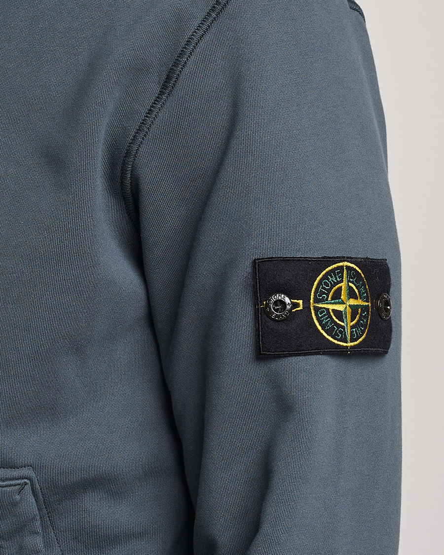 Homme | Pulls Et Tricots | Stone Island | Garment Dyed Fleece Hood Lead Grey