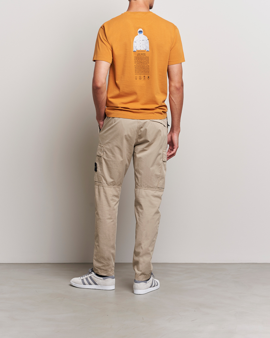 Homme | T-shirts | Stone Island | Garment Dyed Archivio T-Shirt Rust
