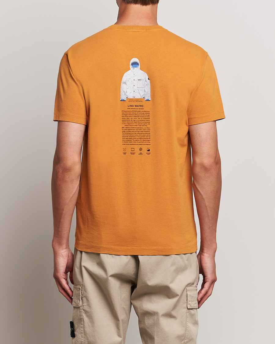 Homme | T-shirts | Stone Island | Garment Dyed Archivio T-Shirt Rust