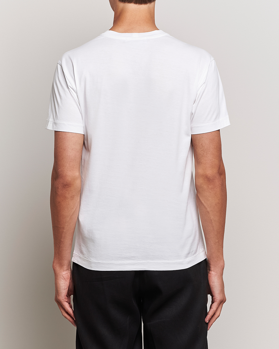 Homme | T-shirts | Stone Island | Garment Dyed Jersey T-Shirt White