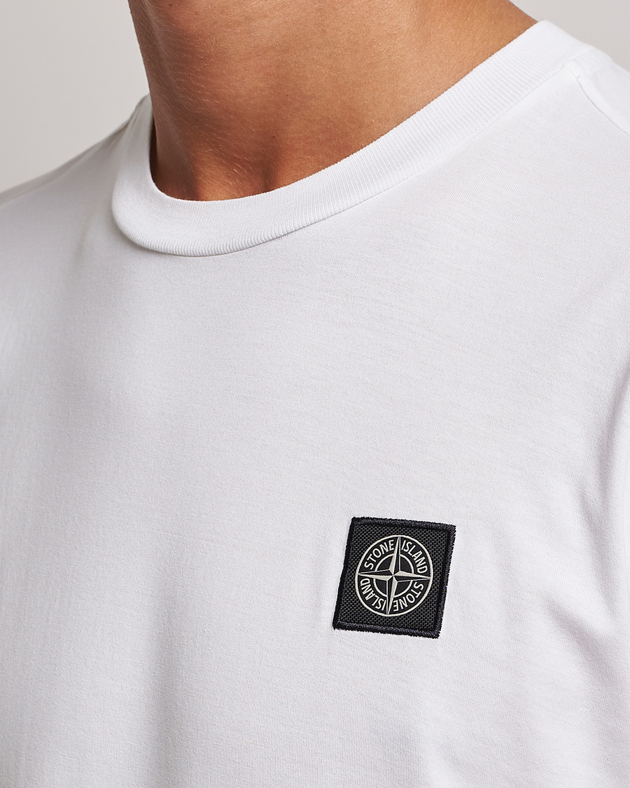 Homme | T-shirts | Stone Island | Garment Dyed Jersey T-Shirt White