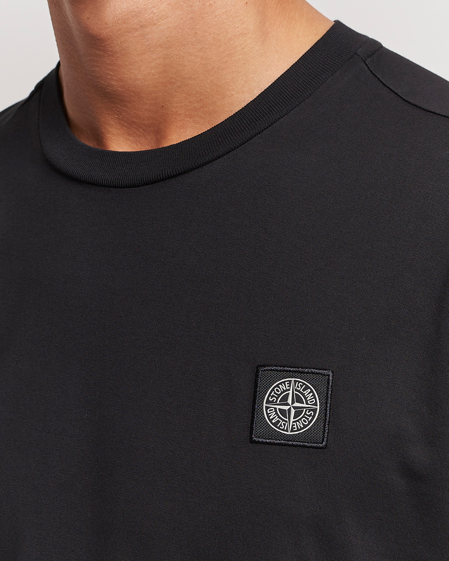 Homme | T-shirts | Stone Island | Garment Dyed Jersey T-Shirt Black