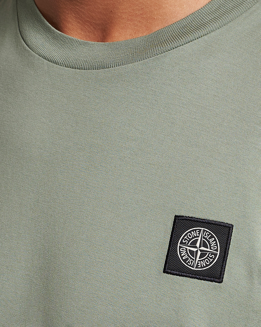 Homme | T-shirts | Stone Island | Garment Dyed Jersey T-Shirt Sage