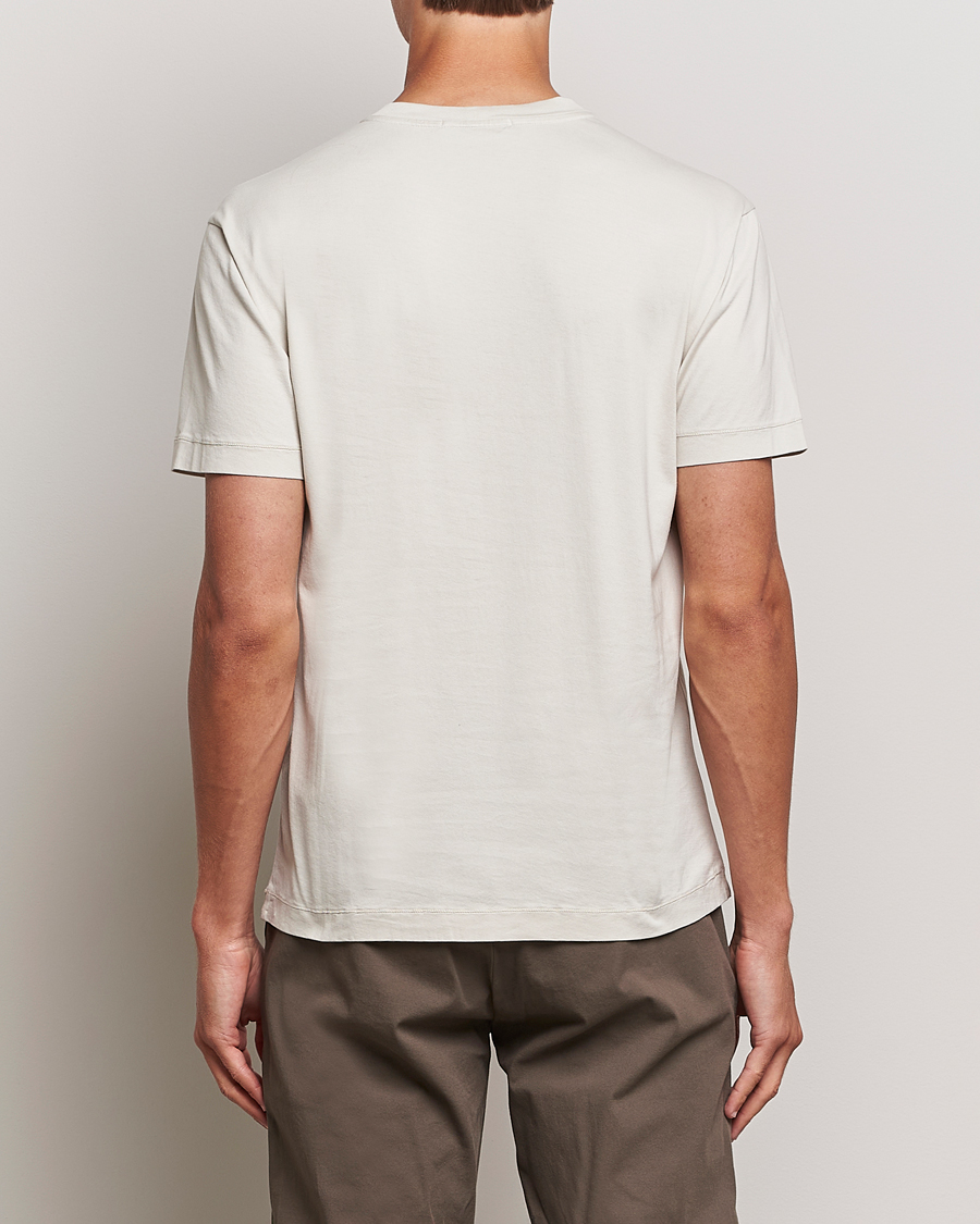Homme | T-shirts | Stone Island | Garment Dyed Jersey T-Shirt Plaster