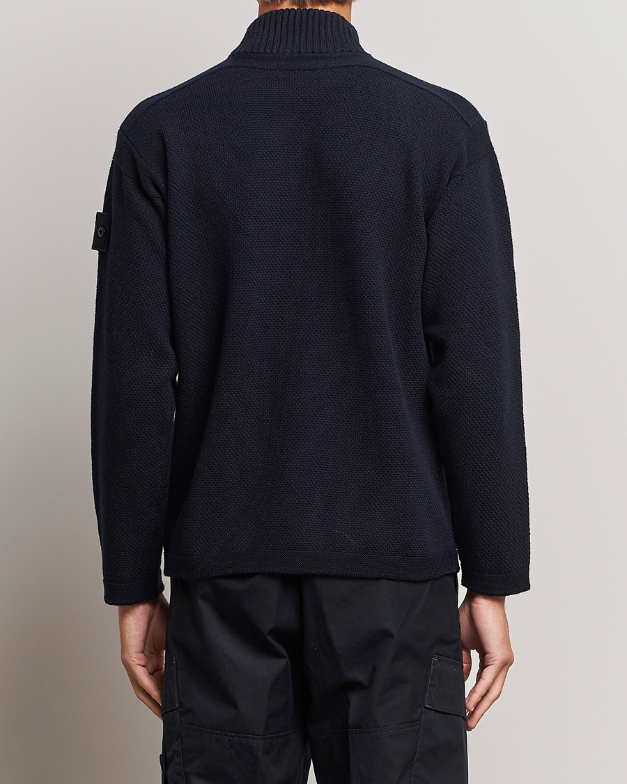 Homme | Pulls Et Tricots | Stone Island | Ghost Piece Geelong Wool Turtleneck Navy Blue