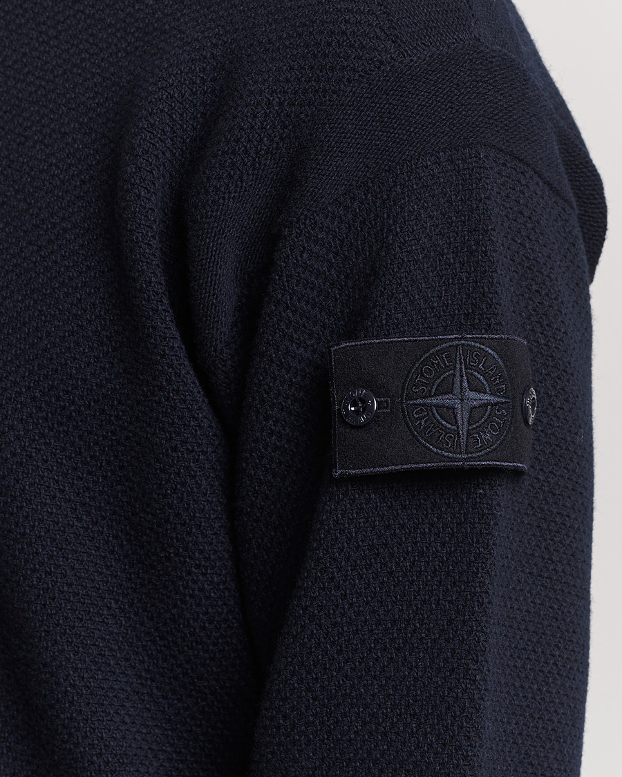 Homme | Pulls Et Tricots | Stone Island | Ghost Piece Geelong Wool Turtleneck Navy Blue