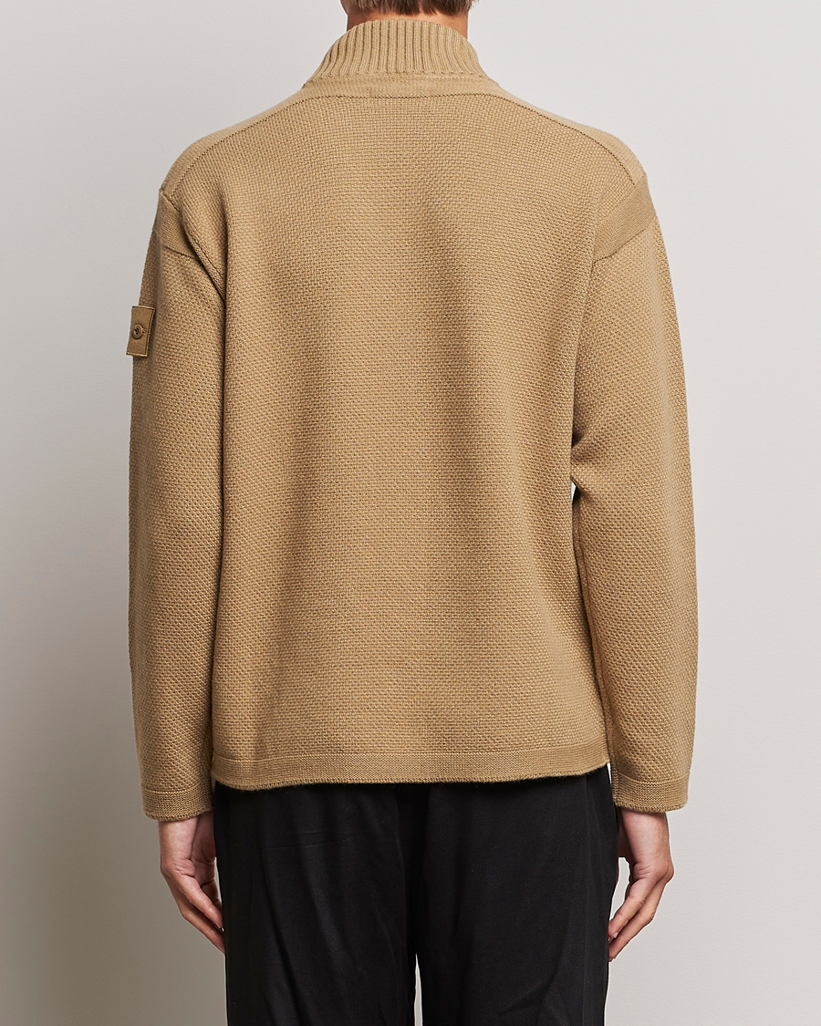 Homme | Pulls Et Tricots | Stone Island | Ghost Piece Geelong Wool Turtleneck Dark Beige