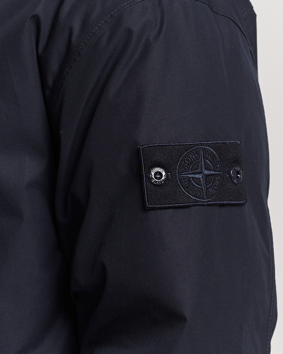Homme | Manteaux Et Vestes | Stone Island | Ghost Piece O-Ventile Jacket Navy Blue