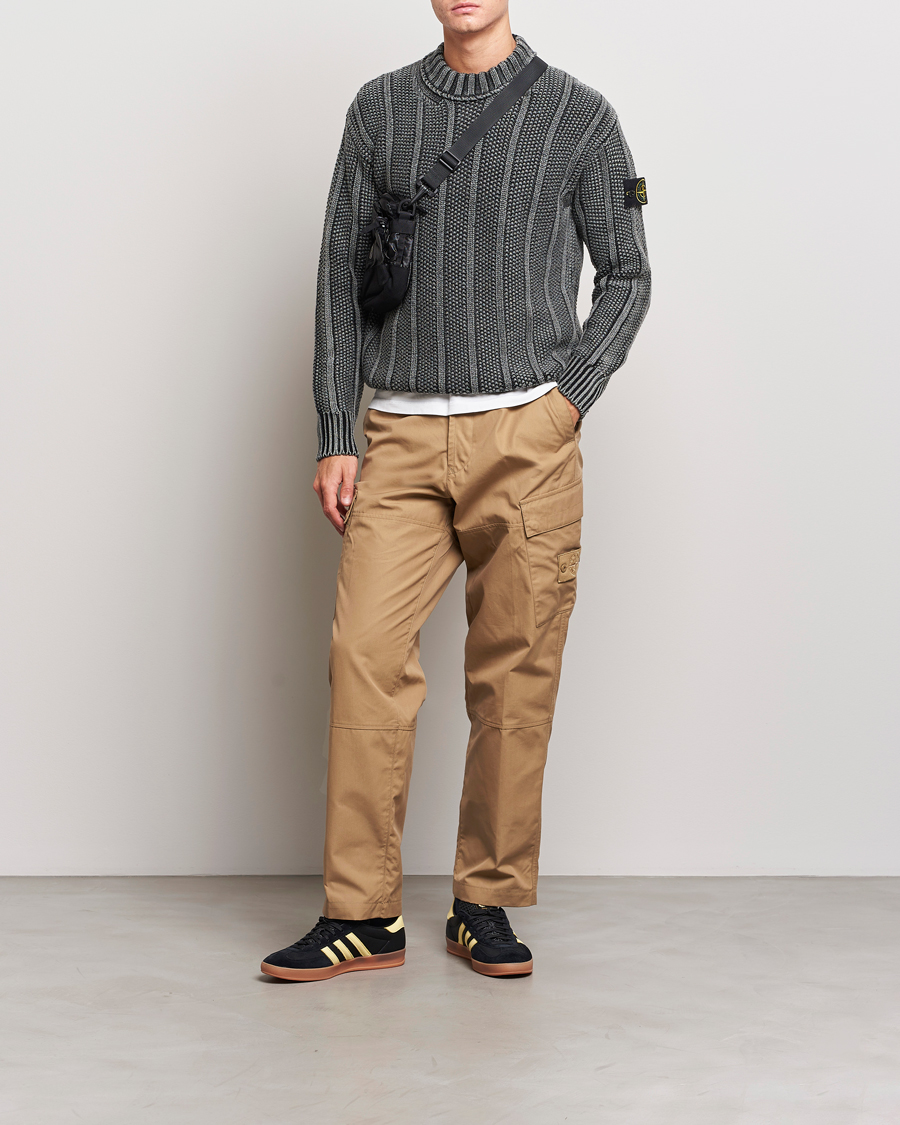 Homme | Pantalons | Stone Island | Ghost Piece O-Ventile Trousers Dark Beige
