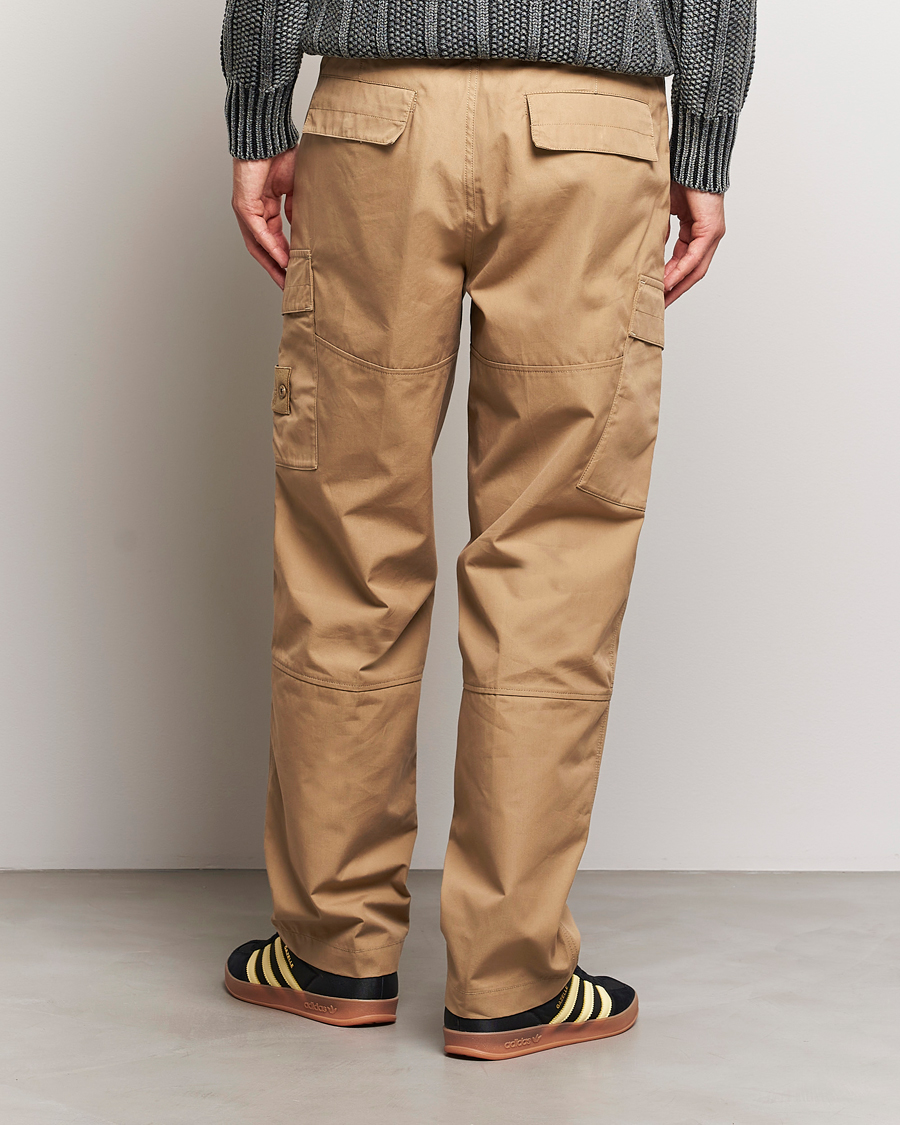 Homme | Pantalons | Stone Island | Ghost Piece O-Ventile Trousers Dark Beige