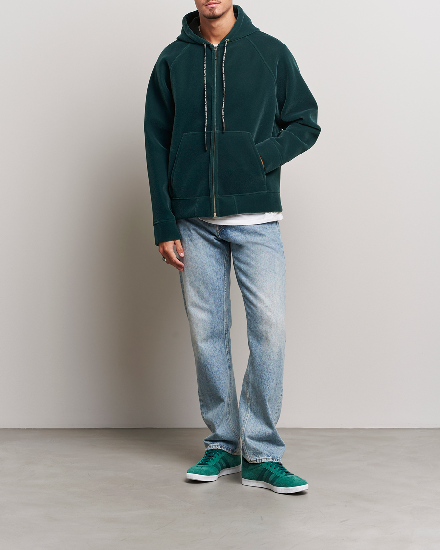 Homme | Pulls Et Tricots | Marni | Sponge Flock Full Zip Hoodie Spherical Green