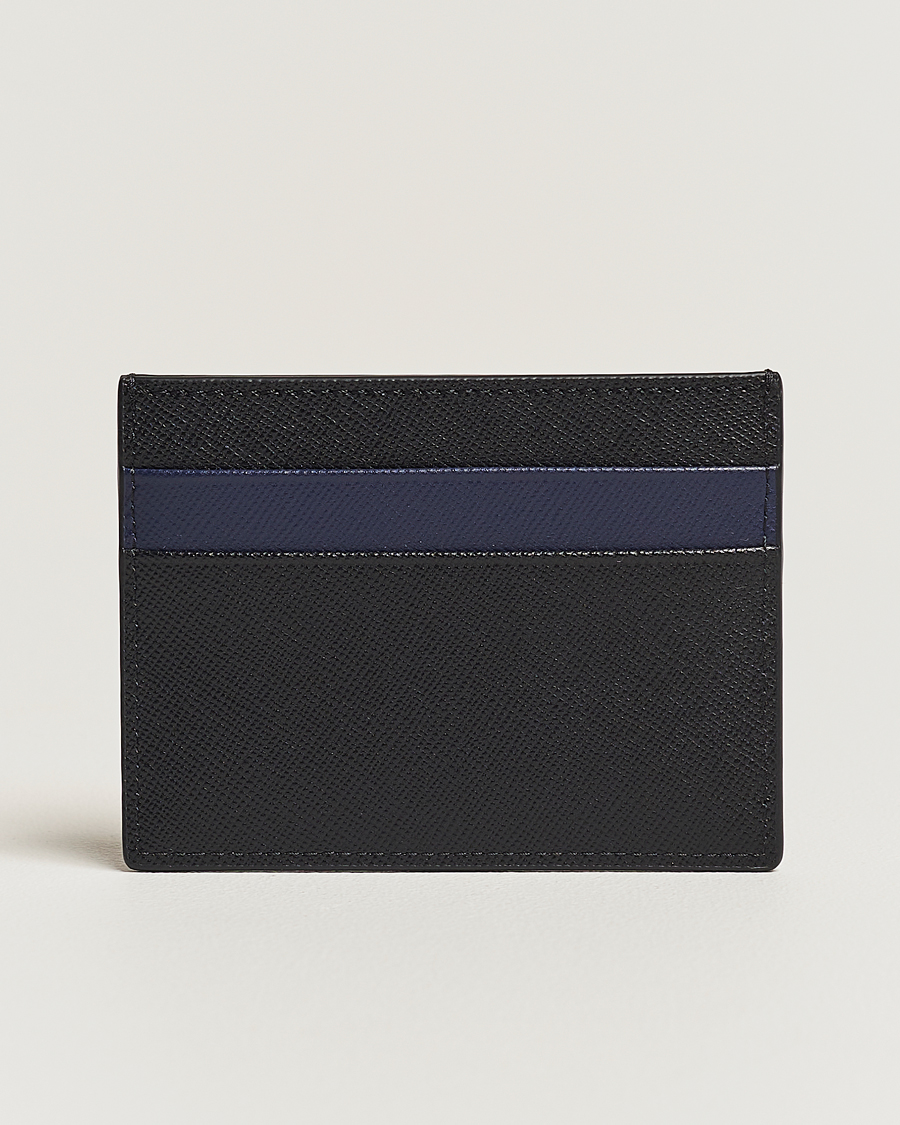 Homme |  | Marni | Saffiano Leather Cardholder Blublack