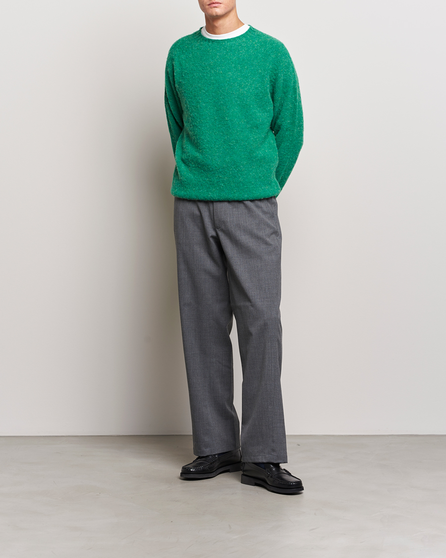 Homme | Pulls Et Tricots | Howlin' | Brushed Wool Sweater Greendream