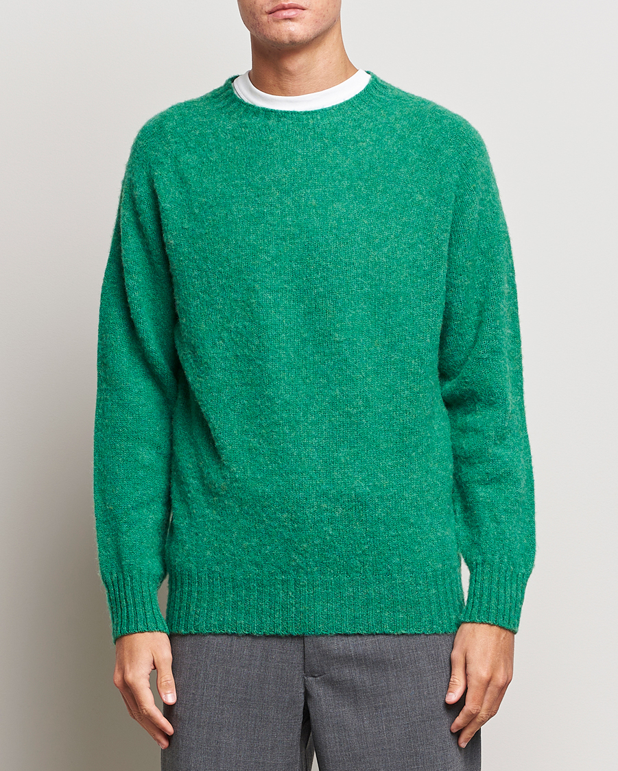 Homme | Pulls Et Tricots | Howlin' | Brushed Wool Sweater Greendream