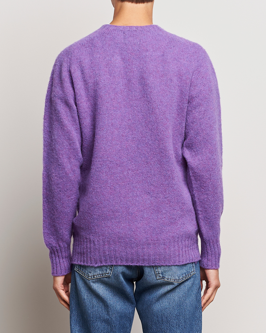 Homme | Pulls Et Tricots | Howlin' | Brushed Wool Sweater Purple Lover