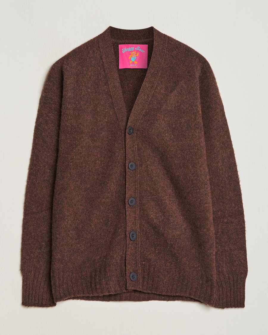 Homme | Pulls Et Tricots | Howlin' | Shaggy Bear Cardigan Brownish
