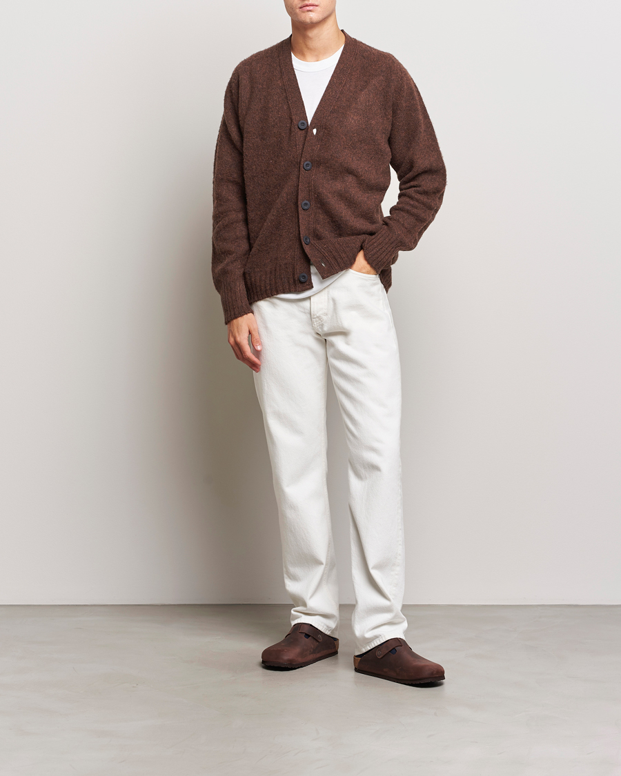 Homme | Pulls Et Tricots | Howlin' | Shaggy Bear Cardigan Brownish