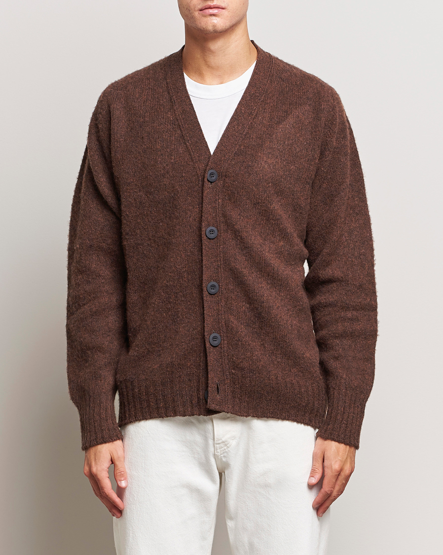 Homme | Pulls Et Tricots | Howlin' | Shaggy Bear Cardigan Brownish