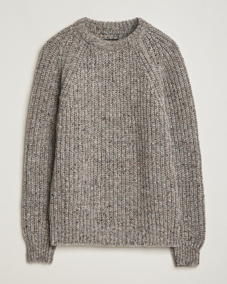 Homme | Pulls Et Tricots | Howlin' | Heavy Knitted Crewneck Greymix