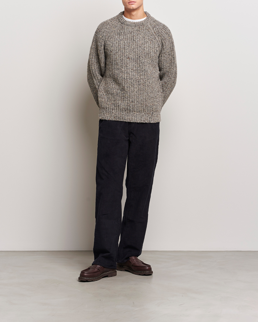 Homme | Pulls Et Tricots | Howlin' | Heavy Knitted Crewneck Greymix