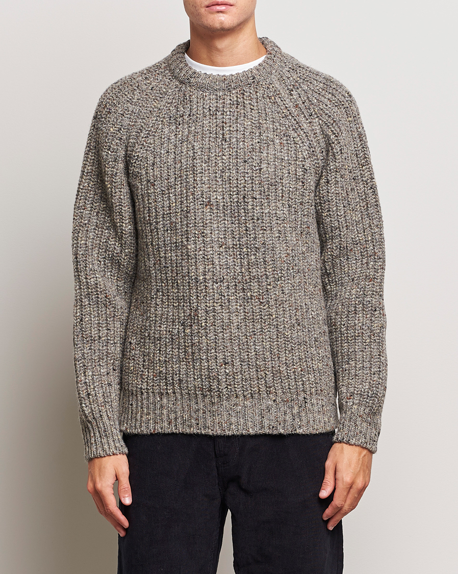 Homme | Pulls Et Tricots | Howlin' | Heavy Knitted Crewneck Greymix