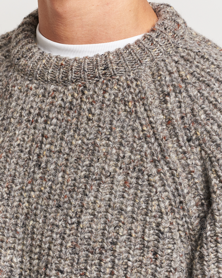 Homme | Pulls Et Tricots | Howlin' | Heavy Knitted Crewneck Greymix