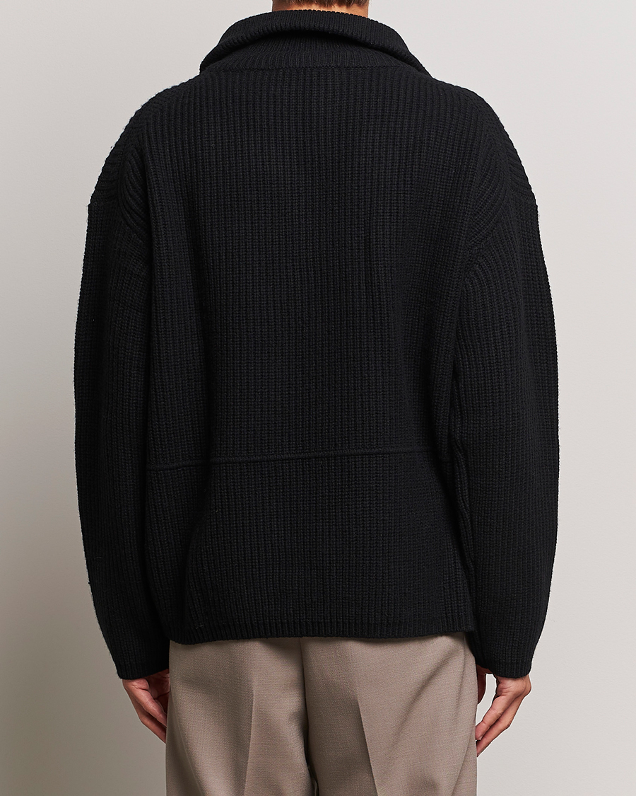 Homme | Pulls Et Tricots | Axel Arigato | Team Knitted Half Zip Black