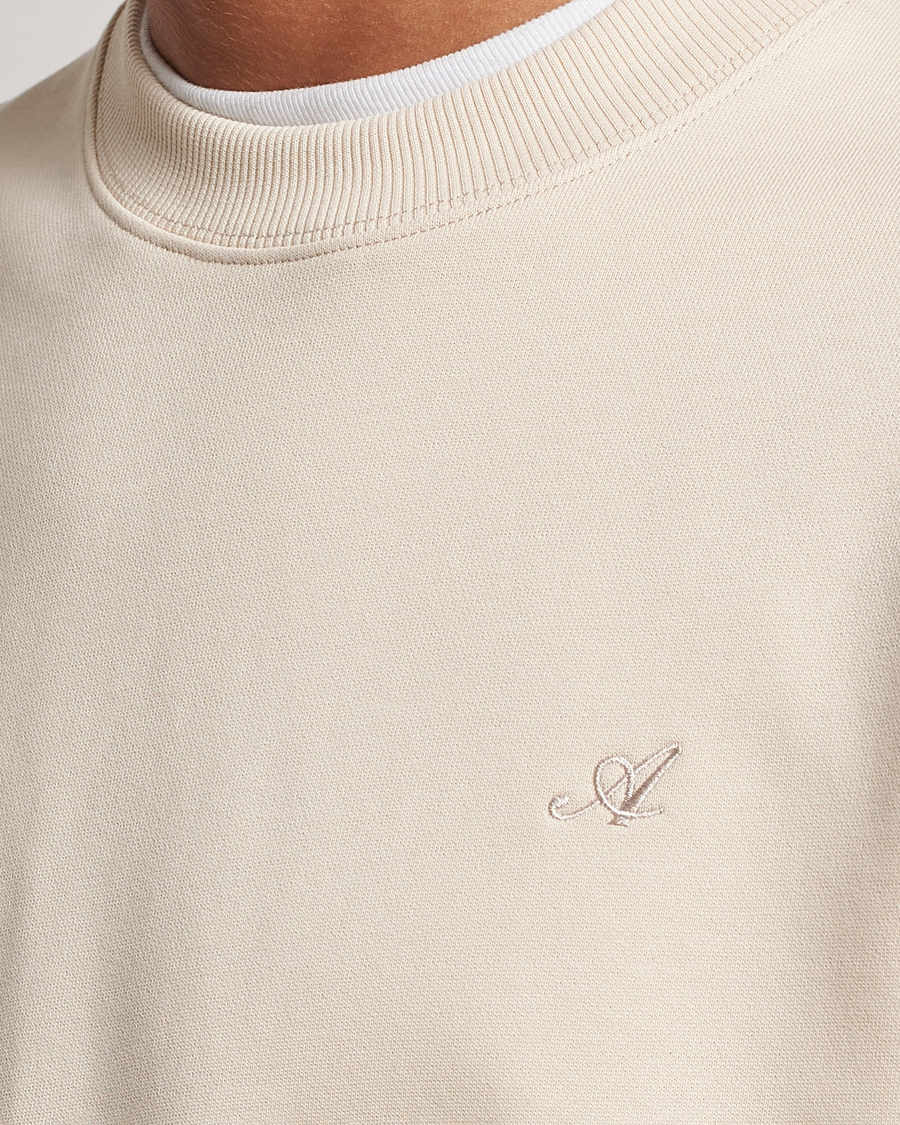 Homme | Pulls Et Tricots | Axel Arigato | Honor Crew Neck Sweatshirt Pale Beige