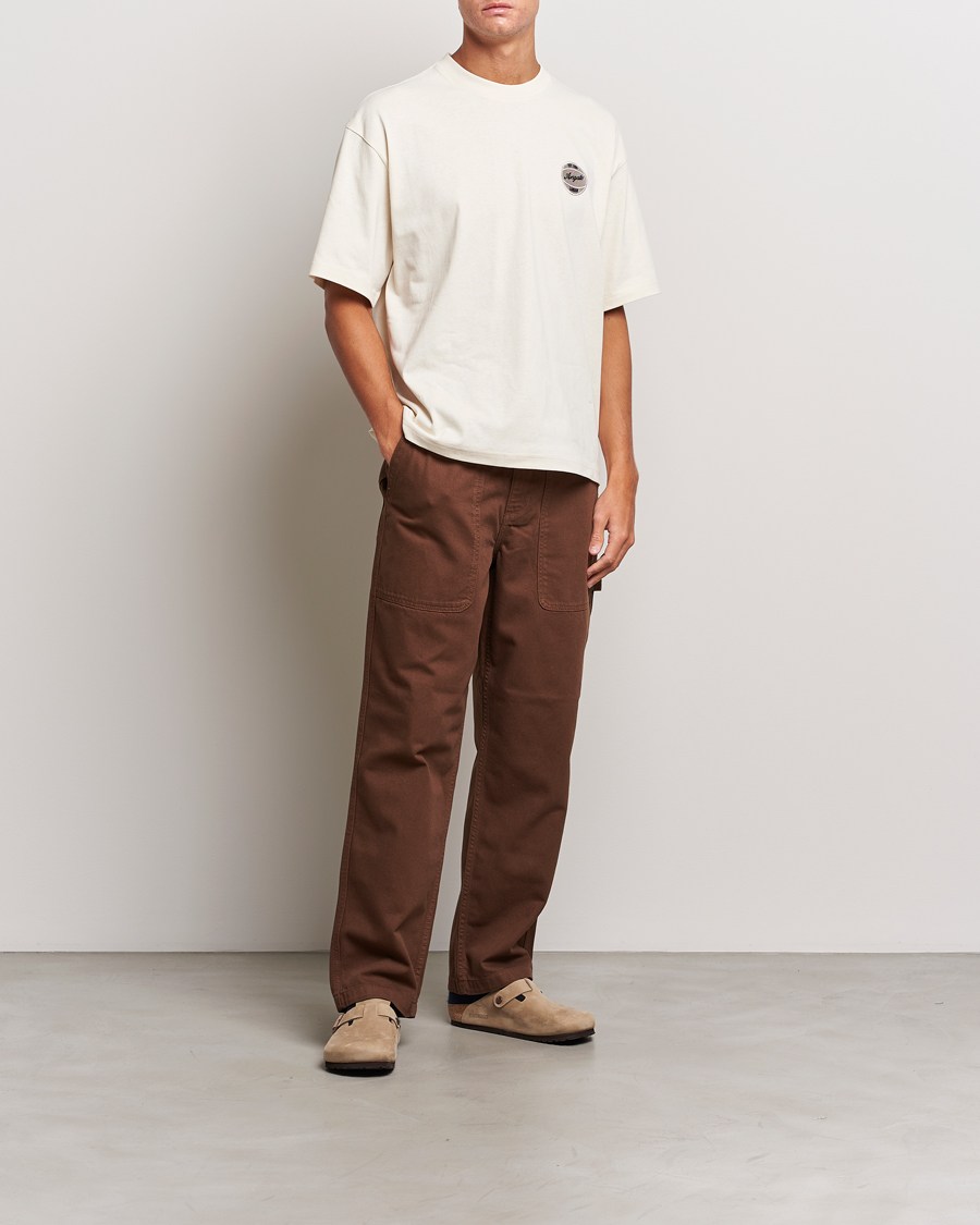 Homme | T-shirts | Axel Arigato | Dunk Crew Neck T-Shirt Pale Beige