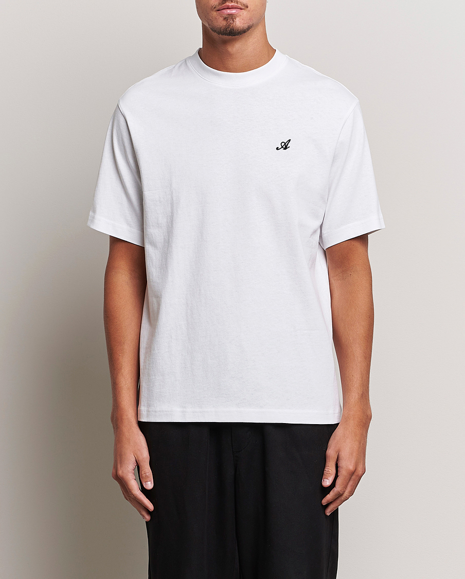 Homme | T-shirts | Axel Arigato | Signature Crew Neck T-Shirt White